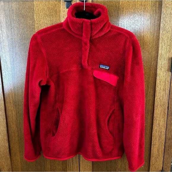 Patagonia Re-Tool Snap-T® Pullover in Red | Size Small - Picture 1 of 8